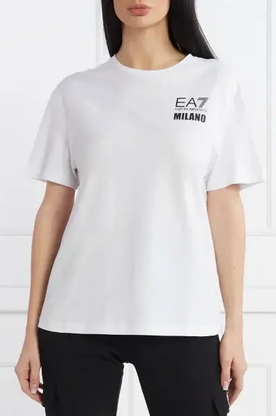 T-shirt girocollo Logo Series White